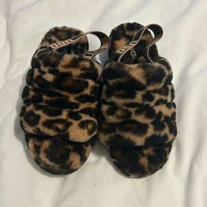 NWOT UGG cheetah slip-ons